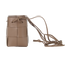 Mini Cassette Bucket Bag, £495, Handbags, Brown, Leather, Bottom view